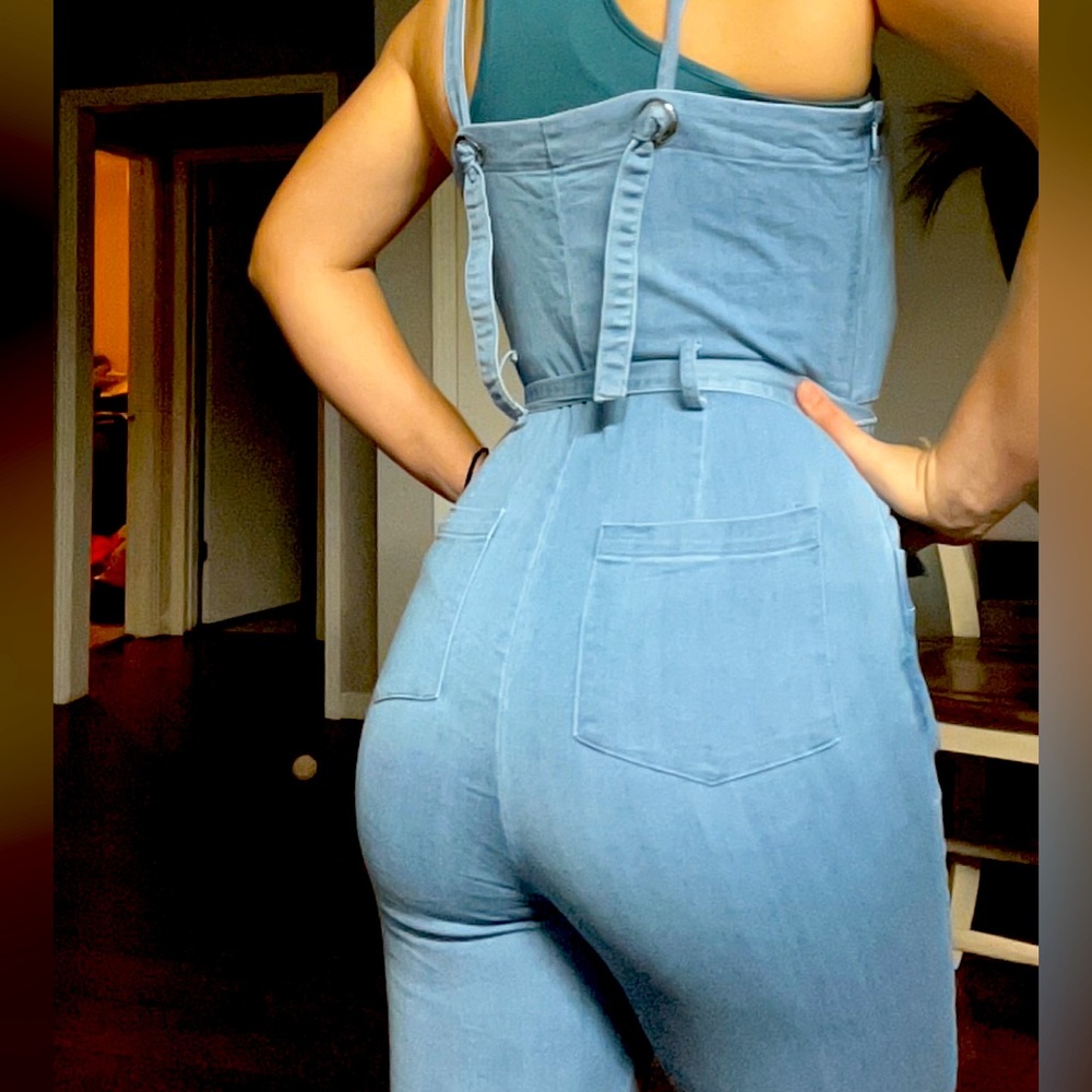 HauteMonde denim jumpsuit | Size M